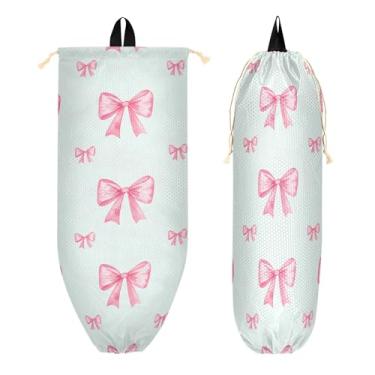 Imagem de xigua Suporte de parede com laço de aquarela com cordão 1 pacote, organizador reutilizável para bolsas, meias, roupas íntimas e gravatas