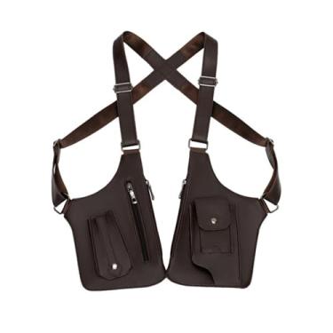 Imagem de Bolsa Transversal para Homem de Couro ECO Compacta e Espaçosa com Múltiplos Compartimentos Design Ergonômico Toda Estação Marca SAPA Acessório Estilos