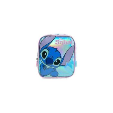 Imagem de Lancheira Térmica Infantil Feminina Stitch Azul - Disney, U, Azul