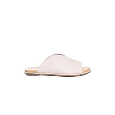 Imagem de Sandália Orcade Comfy Roma Couro Off White, 36