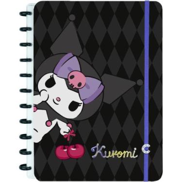 Imagem de Caderno Inteligente Grande Kuromi 80 Folhas 215X280MM