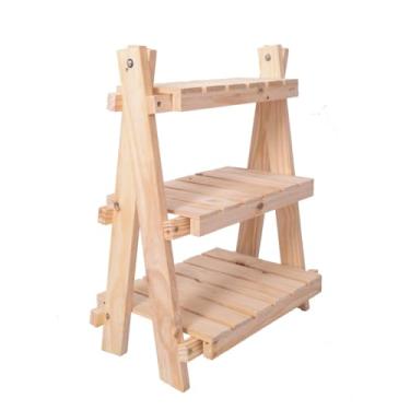 Imagem de Floreira 3 Prateleiras de Madeira Pinus Sapateira