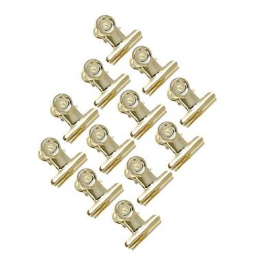 Imagem de Naroote Clipes de Extensão de Unhas Clipes de Arquivo de Arte de Unhas Duráveis ​​para Formato de Perfeito, 12 Unidades para Uso Doméstico Em Salão de Beleza, Adequados para de Gel Acrílico ou Plástico (Ouro)