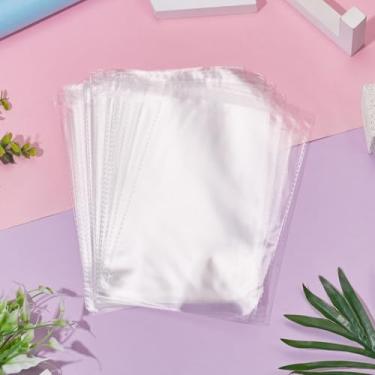 Imagem de 50 unidades de sacos de celofane de plástico 24 x 16 cm, sacos autoseláveis, bolsa de armazenamento retangular, armazenamento doméstico, joias, roupas, lenço, toalha, embalagem, bolsa, itens