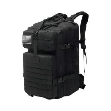 Imagem de Mochila Tática Grande De Nylon Impermeável 30L 50L Para Trekking, Pesc