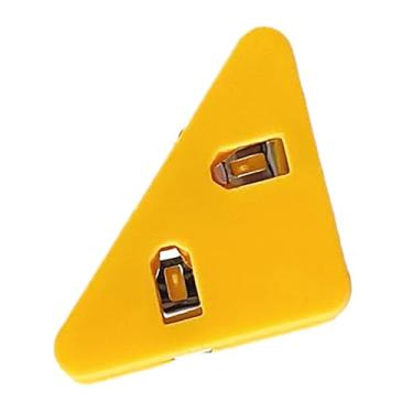 Imagem de Clipe de papel de canto triangular, marcador de página de livro ajustável, clipe de canto de arquivo para pastas, contas, papelaria, escritório, escola, casa