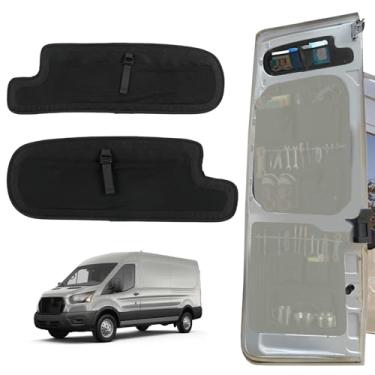 Imagem de 1 par de painéis de armazenamento de porta traseira compatíveis com Ford Transit High Roof (Van Years 2015 to Current Model)