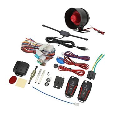 Imagem de Acouto de Alarme Antifurto Universal de Carro de 12V Com Entrada Sem Chave, Partida/parada Remota e Liberação - Segurança Avançada de Veículos, Kit de Travamento Central, Veículos Completos Com