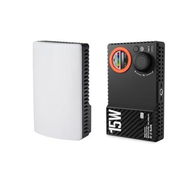 Imagem de Diydeg Luz de Vídeo RGB, Luz de Câmera de Bolso de 15 W de Vídeo para Fotografia Recarregável Recarregável de 168 LED Mini de Preenchimento LED para Selfies, Vlogs, Natureza