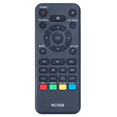 Imagem de Allimity NC098 NC098UL Controle remoto substituído adequado para Philips Blu-ray DVD Player BDP1502/F7 BDP1502F7 BDP1502 F7