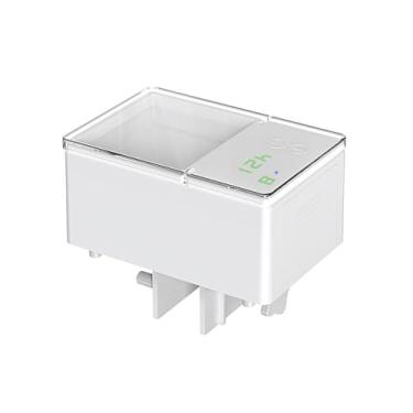 Imagem de Alimentador automático de peixes com display digital temporização dispensador portátil ração para aquários tanques modo intervalo inteligente grande capacidade construção em ABS à prova não traduzido