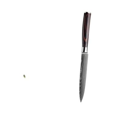 Imagem de Conjunto De Facas De Chef Em Aço Damasco 3PCS Santoku Utilitário Cutel