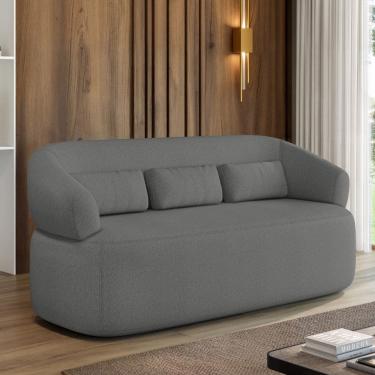 Imagem de Sofa Duomo 1,30 Metros Madeira Eucalipto Boucle Just Time