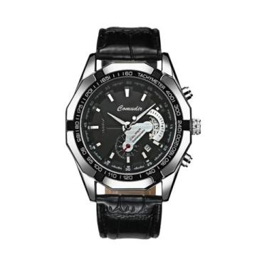 Imagem de Relógio Masculino À Prova D'Água Com Luz, Pulseira De Aço Refinado, Ca