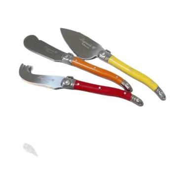 Imagem de Conjunto De Facas De Queijo Laguiole Para Crianças Com 3 Peças, Espalh