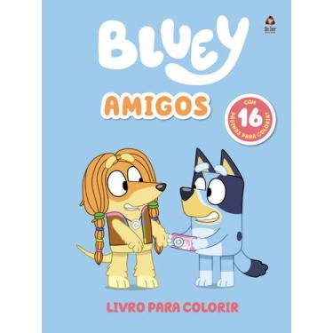 Imagem de Livro - Bluey Livro para Colorir - Amigos