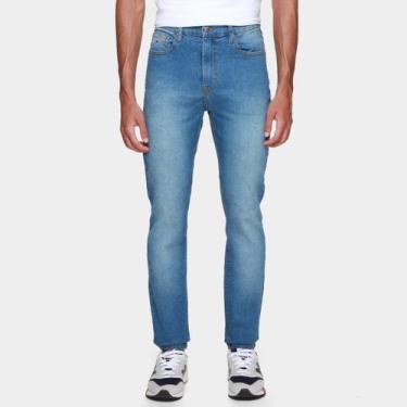 Imagem de Calça Jeans Skinny Tommy Jeans Simon Masculina, Azul, 42