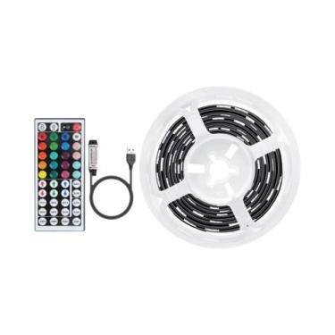 Imagem de Fitas De LED RGB 5050 Com 16 LEDs, Controle Bluetooth E IR, USB Para D