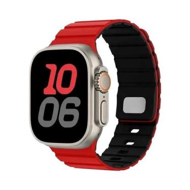 Imagem de Pulseira Magnética De Silicone De 49mm 46mm 45mm 44mm 41mm 42mm Para A