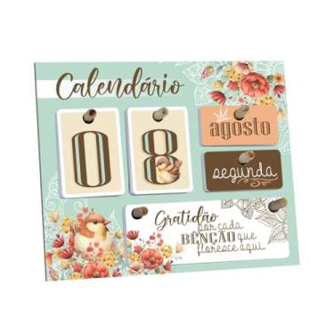 Imagem de CALENDÁRIO PERMANENTE PASSARINHO 18X22