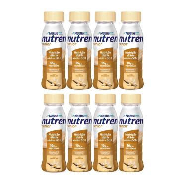 Imagem de Kit 8 Nutren Senior Complemento Alimentar Baunilha 200ml