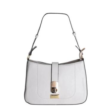 Imagem de Bolsa Feminina De Ombro Dayane Magalhães Preta - DM, Off white, UN