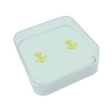 Imagem de Brinco Âncora Folheado a Ouro para Bebês e Crianças - Family Collectio