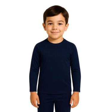 Imagem de Camiseta Manga Longa Infantil Menino Proteção Solar Praia-Masculino