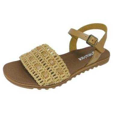 Imagem de Sandália Feminina Flatform Artesanal Moderna Couro New Face-Feminino