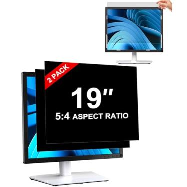 Imagem de Pacote com 2 telas de privacidade para monitor de computador 48.3 cm 5:4