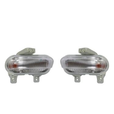 Imagem de FLJOYOEU Para-choque dianteiro de carro DRL luz de corrida diurna luz de neblina acessórios para carro, compatível com Jeep Renegade 2019-2021 68439334AA (2 peças esquerda e direita)