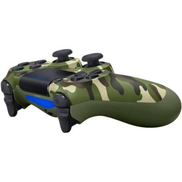 Imagem de Controle Sem Fio Camuflado para Joystick de Jogo Compatível Com PS4/Slim/Pro/PC/SmartTV [playstation_4] (Verde)