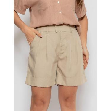 Imagem de Shorts Linho Feminino Básico Crocker - 50626-Feminino