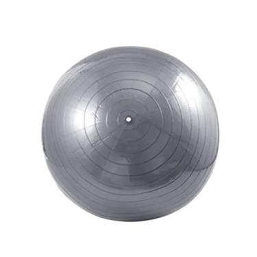 Imagem de Bola de ioga fosca de PVC espessa, 55 cm, 65 cm, 75 cm, bola de ioga, bola de fitness, equipamento esportivo, equilíbrio de exercício, multifuncional (cinza, 65 cm)