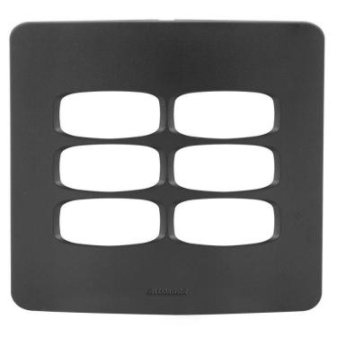 Imagem de Placa 6 Módulos 4X4 - Alumbra Gracia Black Maxx - Gbmx043