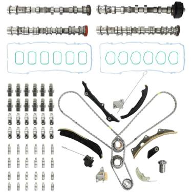 Imagem de Kit de eixo de cames com kit de levantadores de balancim Kit de corrente de sincronização para Jeep Wrangler para Dodge Durango para Chrysler 300 para Ram 1500 3.6L V6 Pentastar 2016-2024 5047912AC
