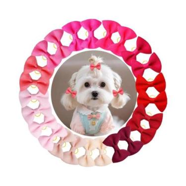 Imagem de Laços Coloridos Para Cães 30PCS, Faixas De Borracha Feitas À Mão, Aces