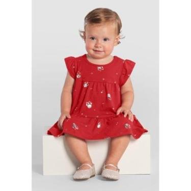 Imagem de Vestido bebê menina da minnie Mundi Vermelho-Feminino