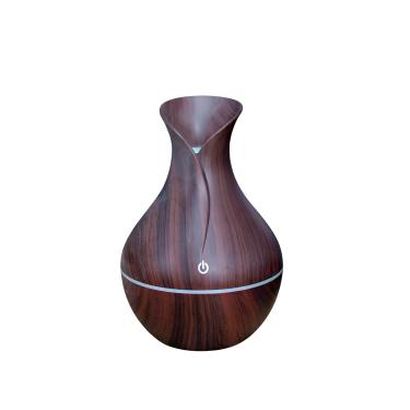 Imagem de Umidificador Purificador Difusor Ultrassonico Luzes Led Cor:Marrom