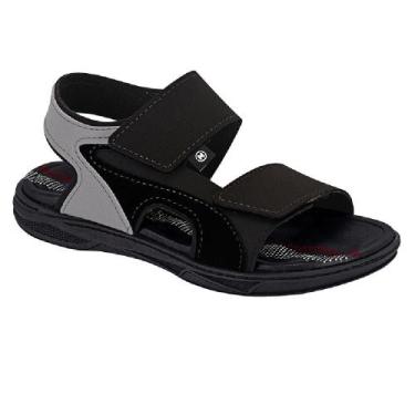 Imagem de Sandalia molekinho camurca ref 2402.745.17063 masculino, 32, Preto, Ci