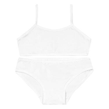 Imagem de Conjunto top e calcinha infantil menina em cotton Brandili