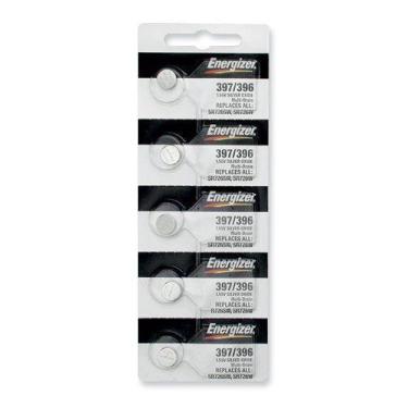 Imagem de Batería para Reloj Energizer 397/396 Óxido de Plata 1.55V Paquete de 5