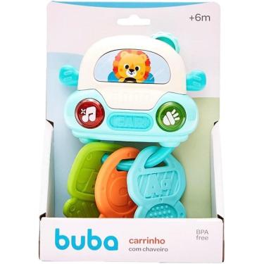 Imagem de Mordedor Carrinho com Chaveiro Buba