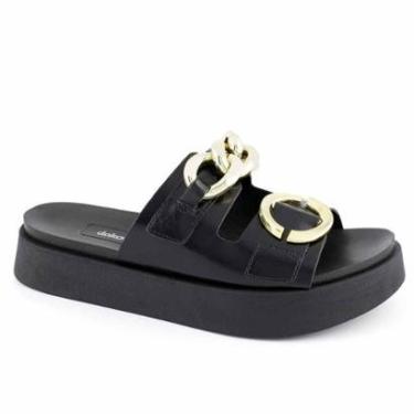Imagem de Sandália Slide Dakota Flatform Com Corrente Feminina-Feminino