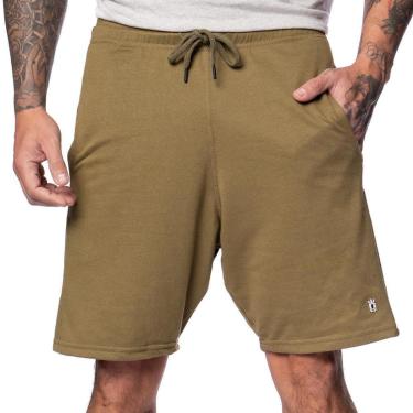 Imagem de Bermuda Masculina Over Surf em Moletom Verde-Masculino