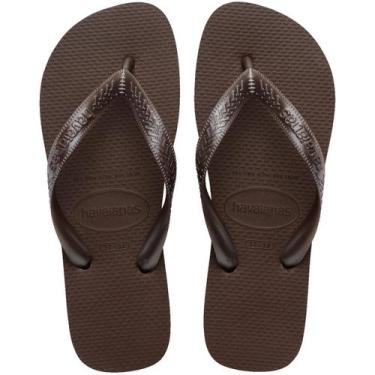 Imagem de Chinelo Havaianas Top Lisa Original, 39/40, Café