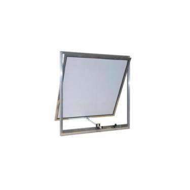 Imagem de Vitro Projetante Alumínio Brilhante 80X60 Vidro Mini Boreal Brecorimo