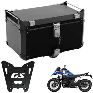 Imagem de Baú 55 L Alumínio Preto + Suporte Bmw R1300 Gs Trophy 2024+ - Bráz Ace