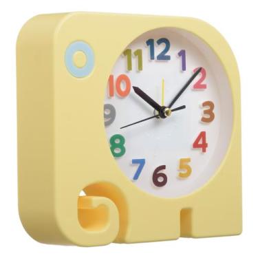 Imagem de Relógio De Mesa Quarto Infantil Decorativo Elefante Re-05 E - PGB, Ama