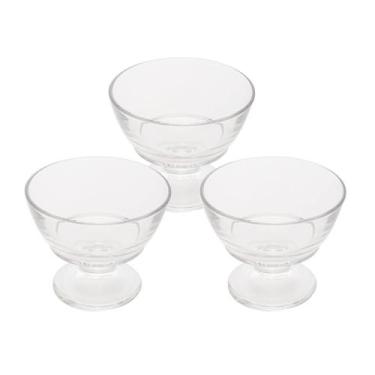 Imagem de Conjunto 3 Taças de Sobremesa Vidro Sodo Calcico 280ml Lyor
